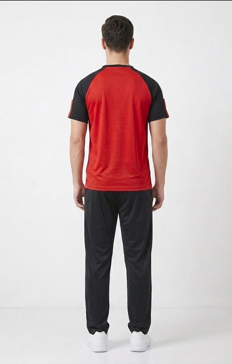 Velocity Slim Fit Mesh Body TrackSuit - Image 2
